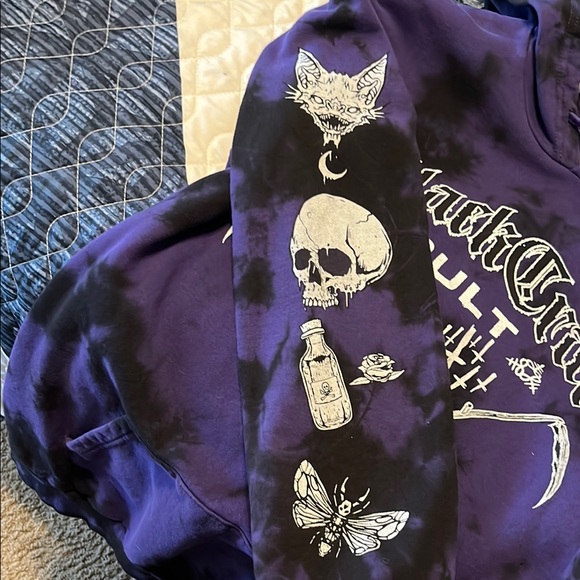 Purple and Black Black Craft Cult hoodie - Picture 4 of 7